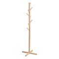 Solid Wood Freestanding Coat Rack for Bedroom & Living Room
