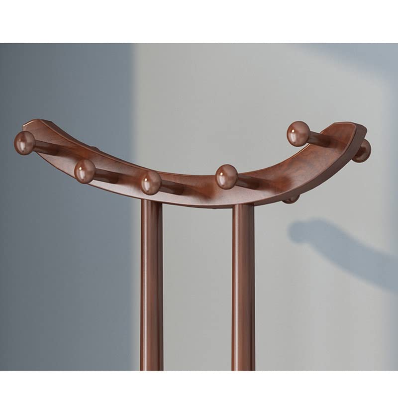Wooden Freestanding Coat Rack for Bedroom & Entryway