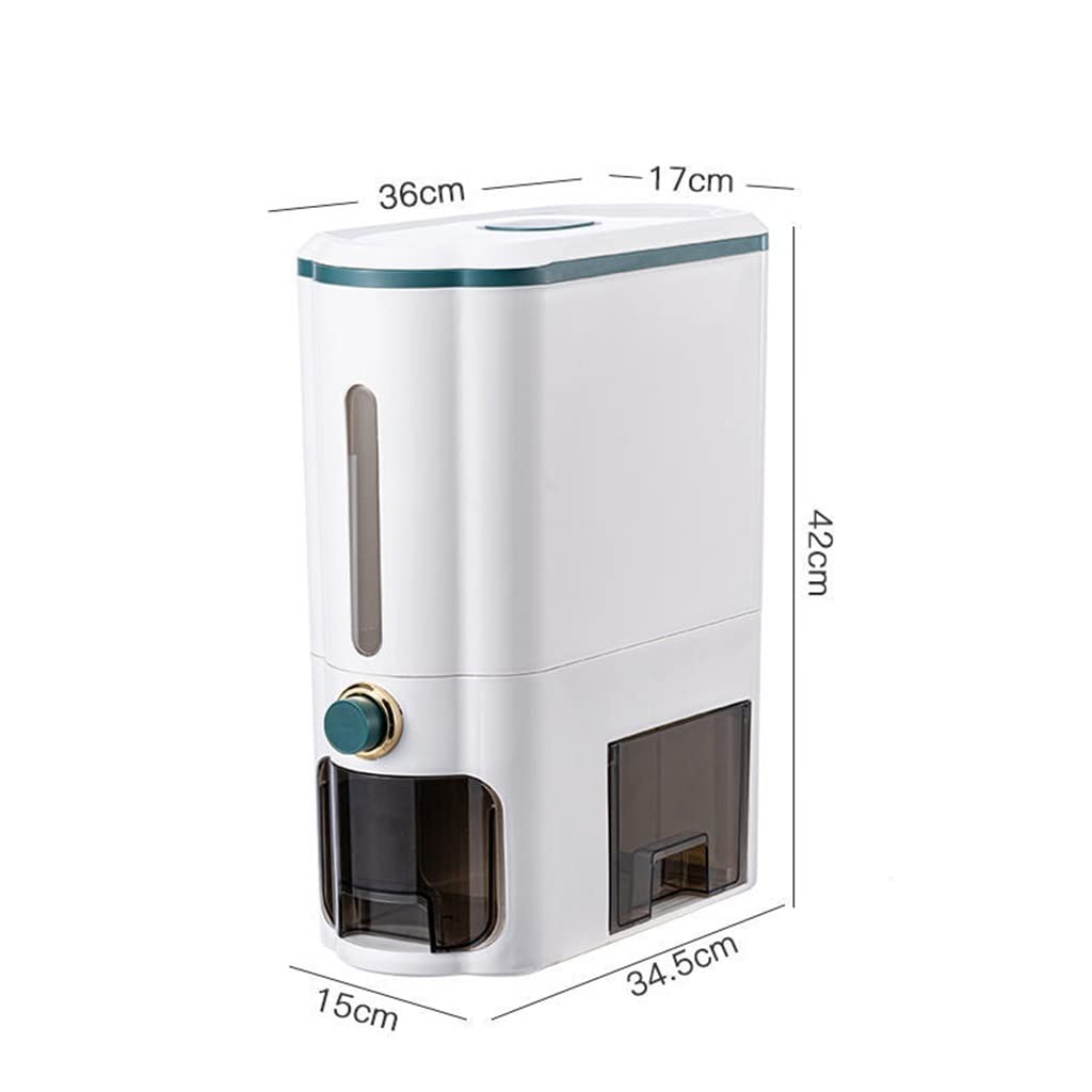 UOHLCX Kitchen container proof barrel sealed rice grain storage box dog food -key push type