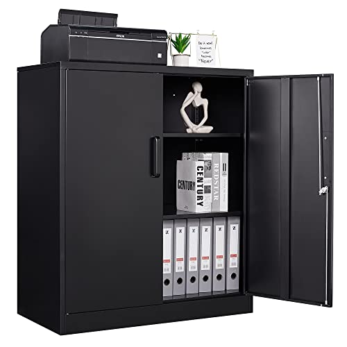 Letaya Metal Storage Cabinet with Doors & Shelves