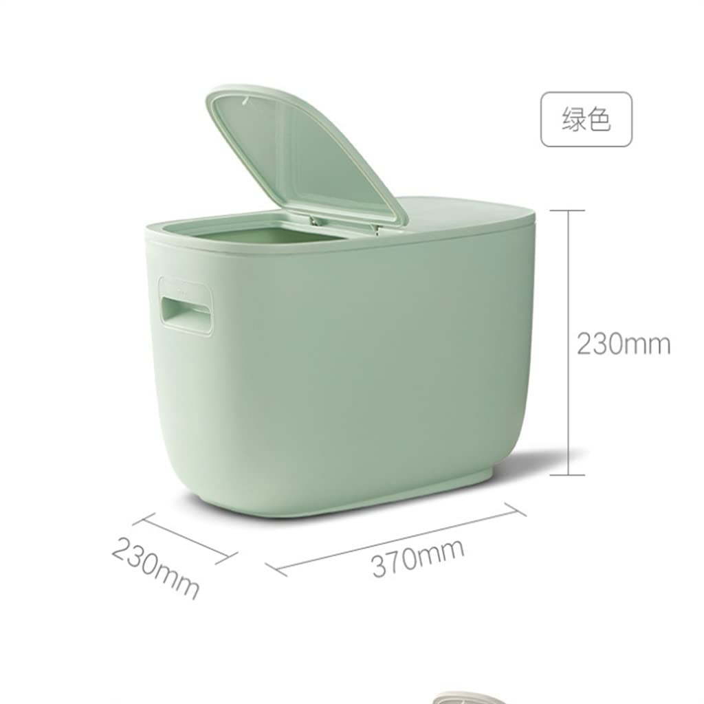 UOHLCX Household Rice Bucket Kitchen Grain Flour Storage Box Sealed Jar Container Pet Food(Gray)