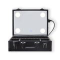 ASWRTYJO Large LED Cosmetic Storage Organizer Case