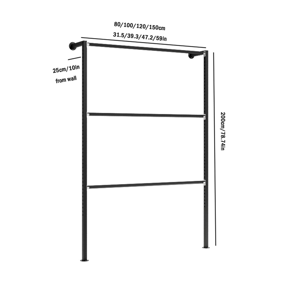 Adjustable Multi-Layer Textile & Rug Storage Hanger