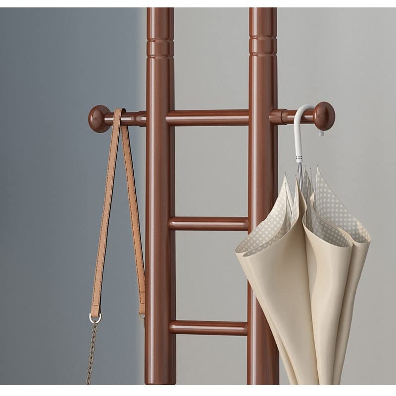 Wooden Freestanding Coat Rack for Bedroom & Entryway