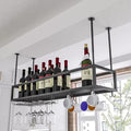 Freestanding Metal Pegboard Storage & Display Rack
