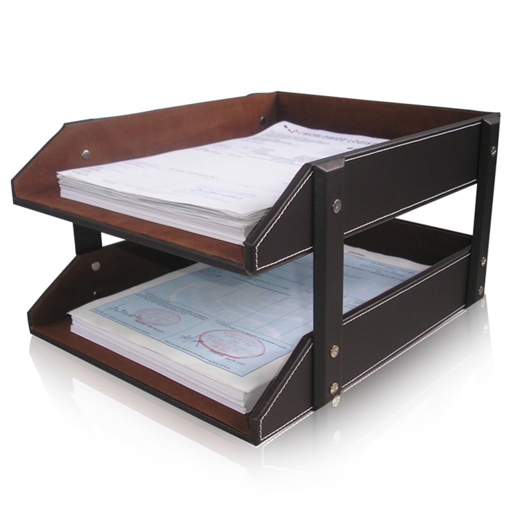 GVRMLDF 6-Piece Office Desk Organizer & File Tray Set