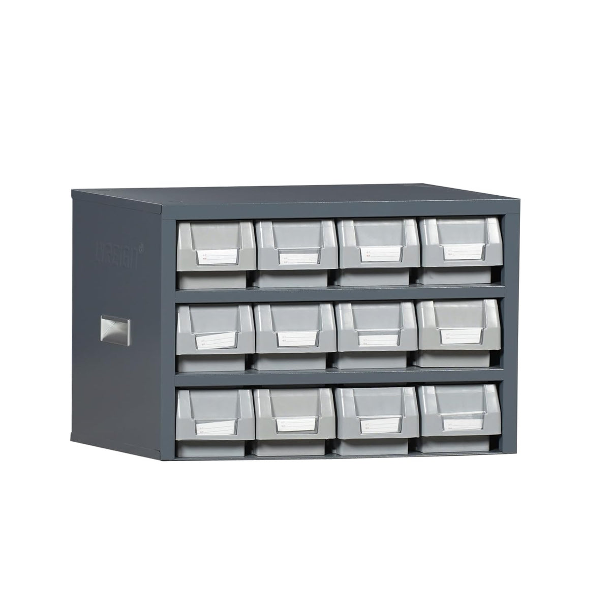 LYREIGN Drill Bit Storage Dispenser Cabinet, 1/16"–1/2"