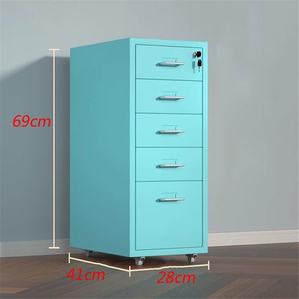 uhyOHF 5-Tier Heavy-Duty Steel Filing & Storage Cabinet