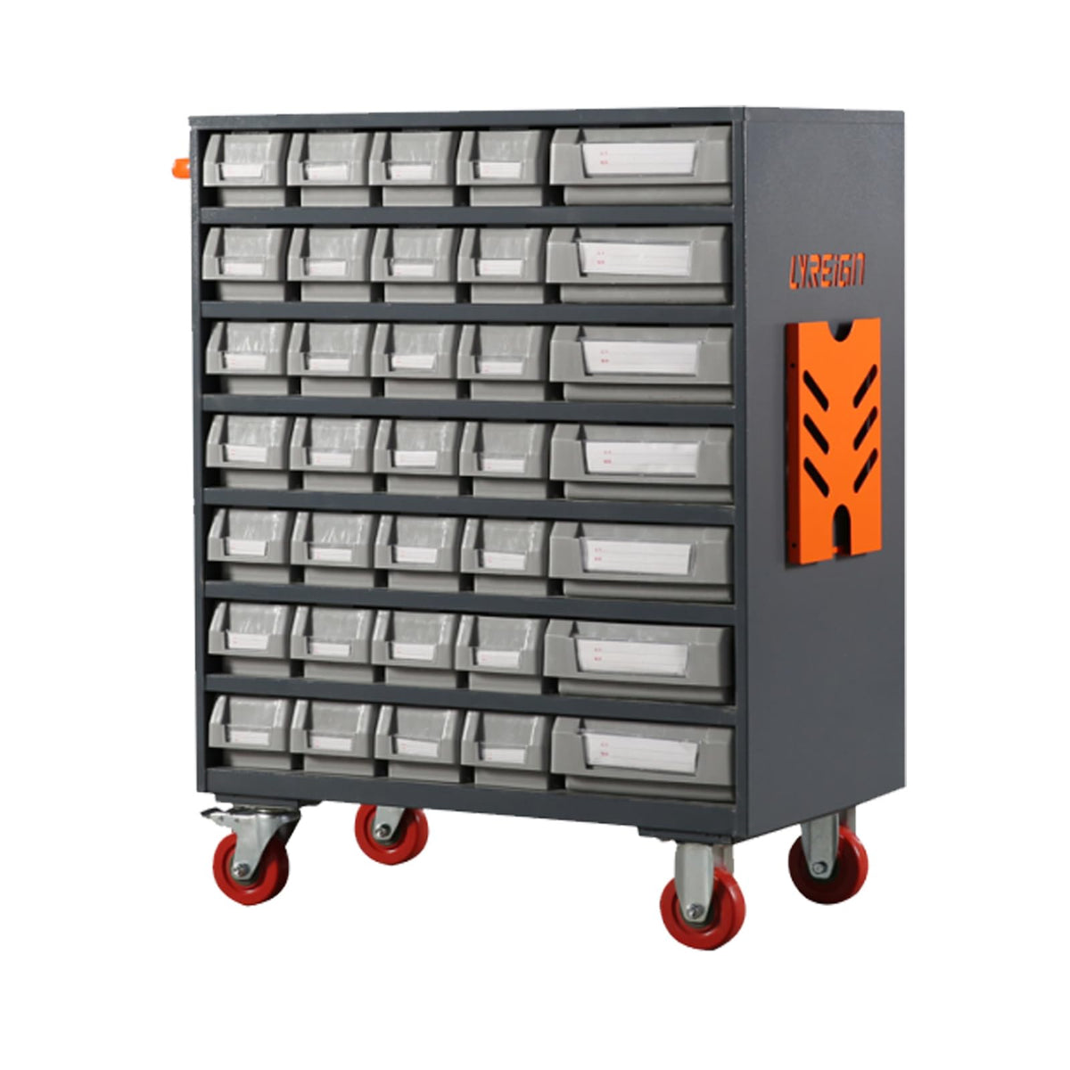 LYREIGN Drill Bit Storage Dispenser Cabinet, 1/16"–1/2"