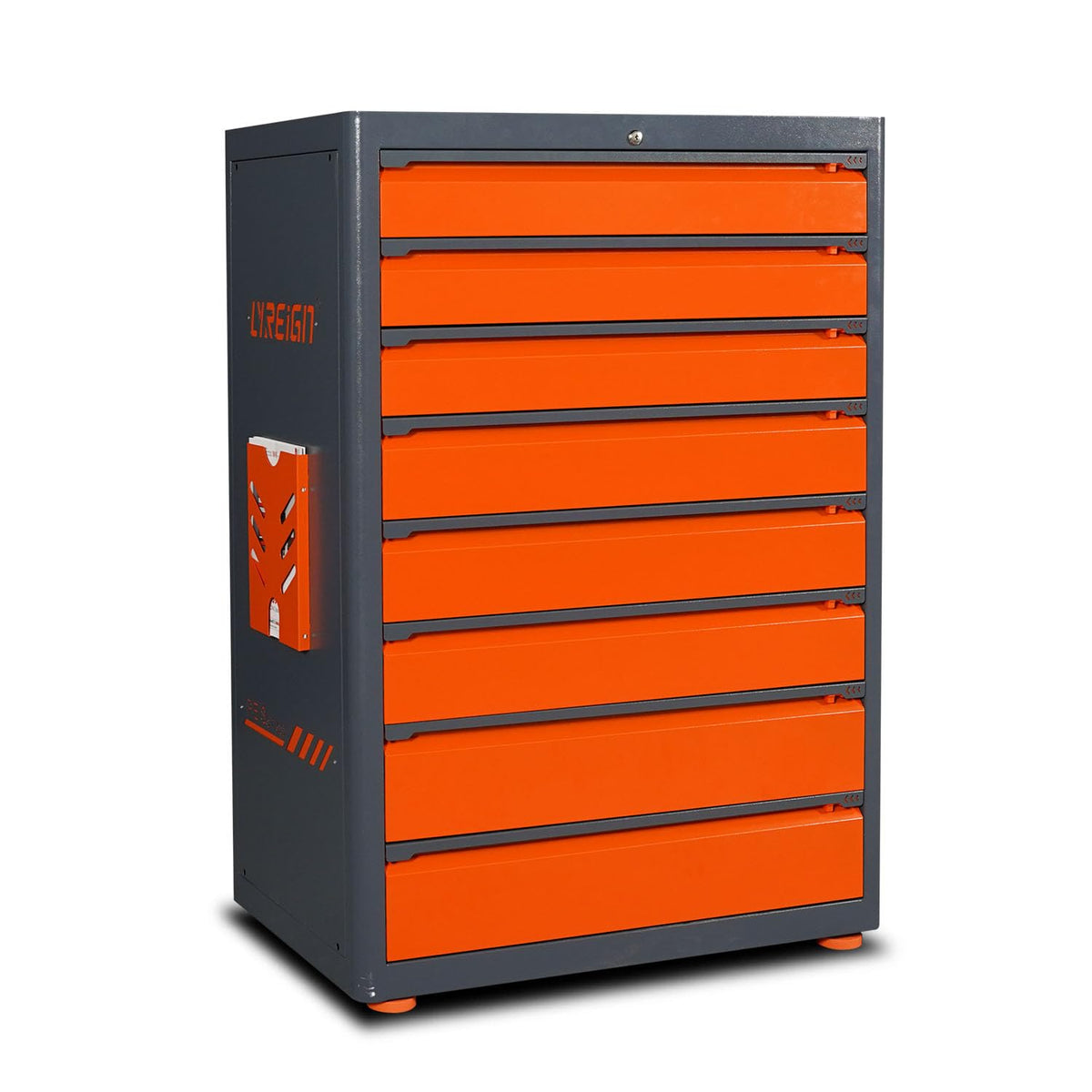 LYREIGN Drill Bit Storage Dispenser Cabinet, 1/16"–1/2"