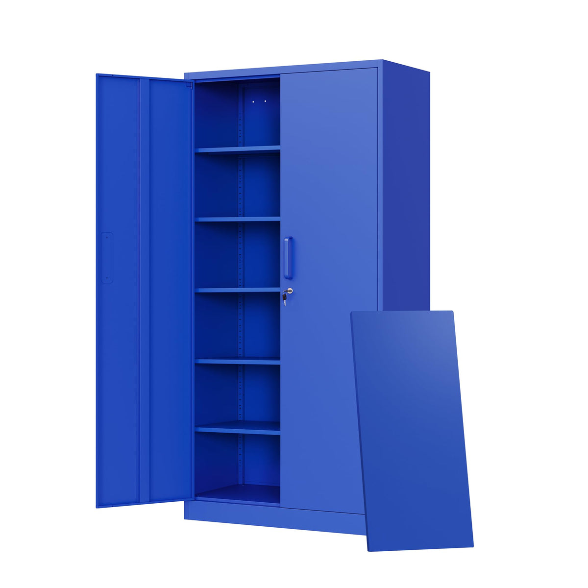 Letaya Metal Storage Cabinet with Doors & Shelves