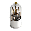 5sssallefaa 360° Rotating Makeup Brush Organizer with Lid