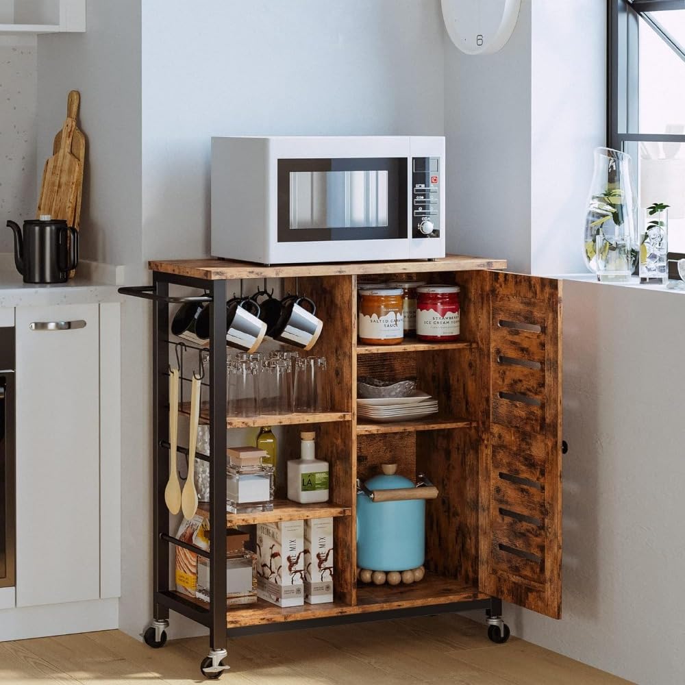 FURUIM2024M Rolling Utility Storage Cabinet with Wheels