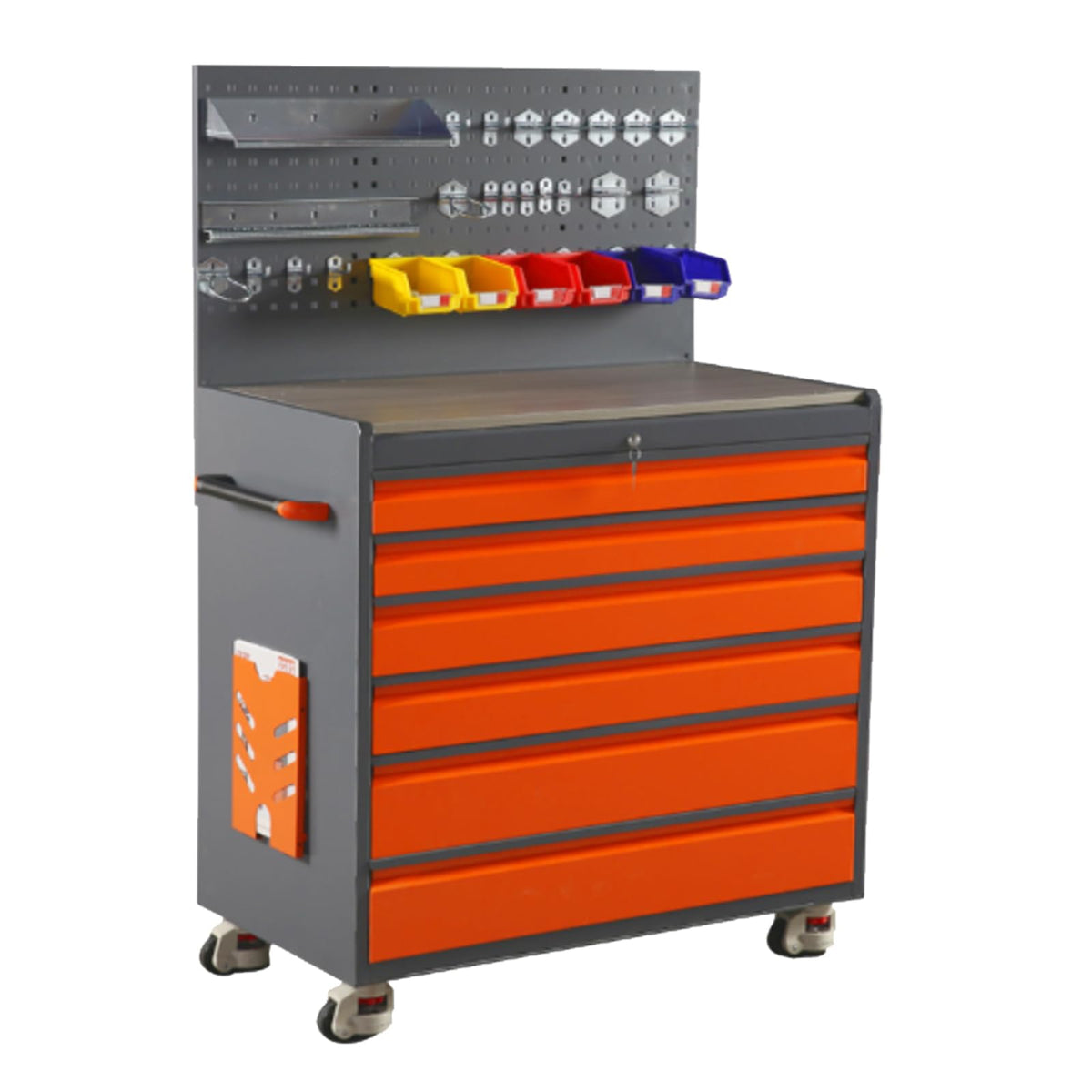 LYREIGN Drill Bit Storage Dispenser Cabinet, 1/16"–1/2"