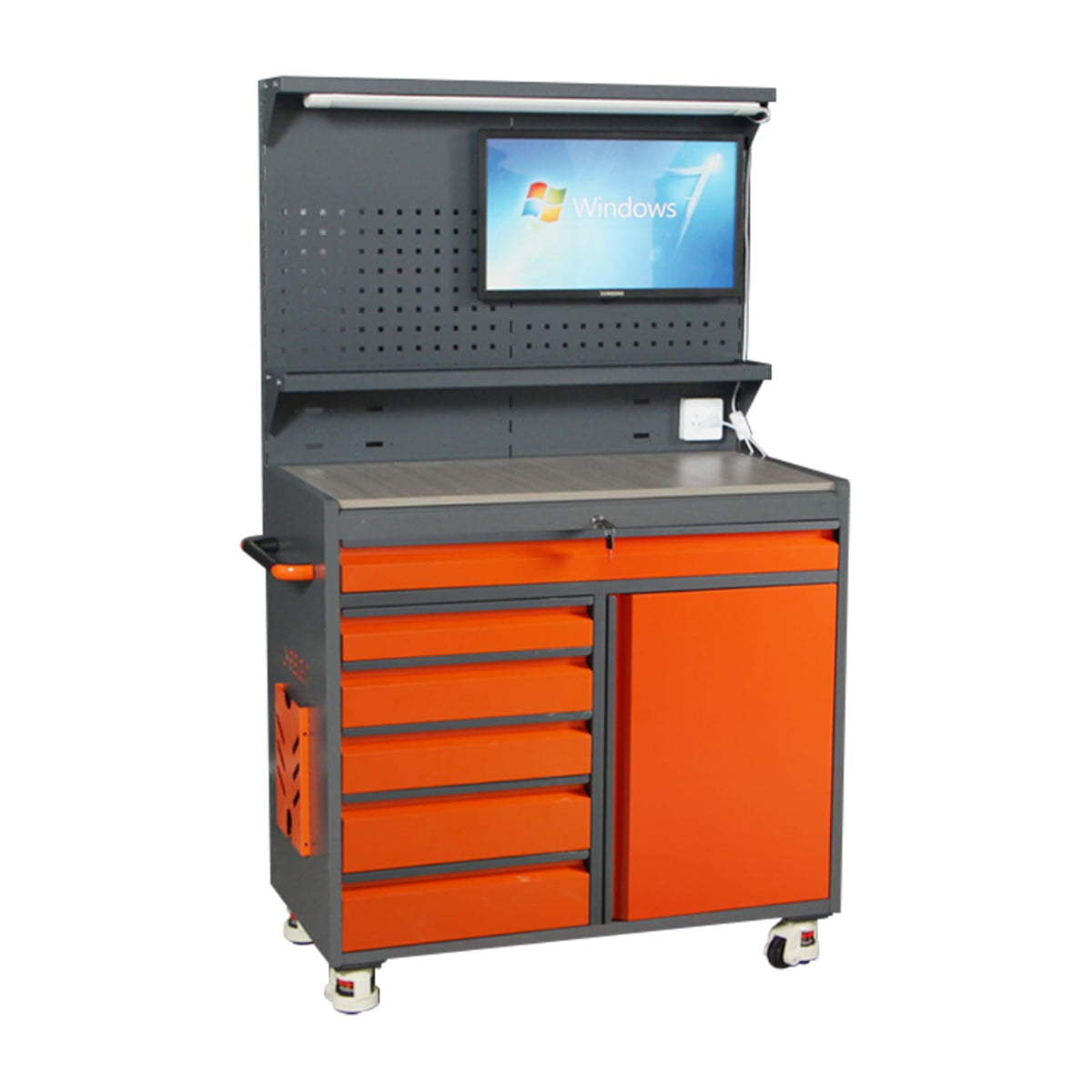 LYREIGN Drill Bit Storage Dispenser Cabinet, 1/16"–1/2"