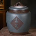 Ceramic Rice Storage Container with Lid for Kitchen
