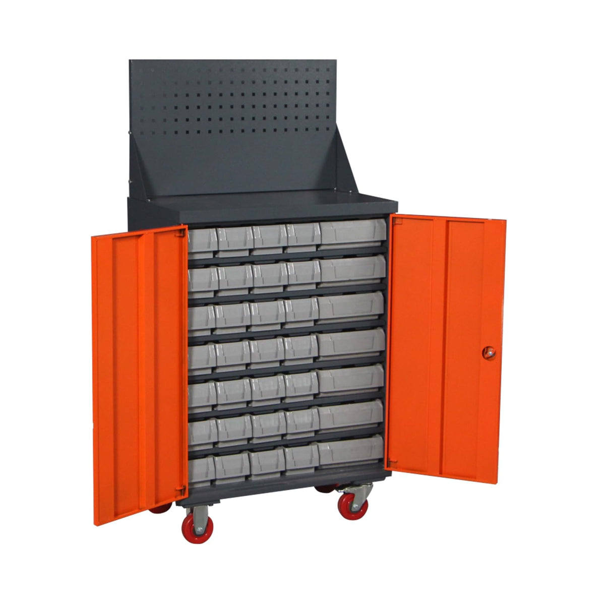 LYREIGN Drill Bit Storage Dispenser Cabinet, 1/16"–1/2"