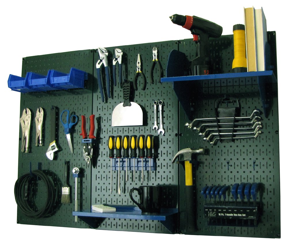 Wall Control Metal Workbench Tool Organizer System
