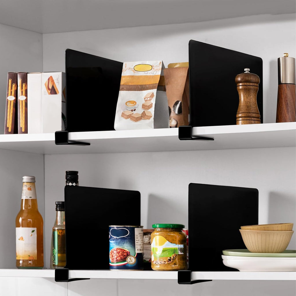 HBlife Shelf Dividers for Closet & Cabinet Organization
