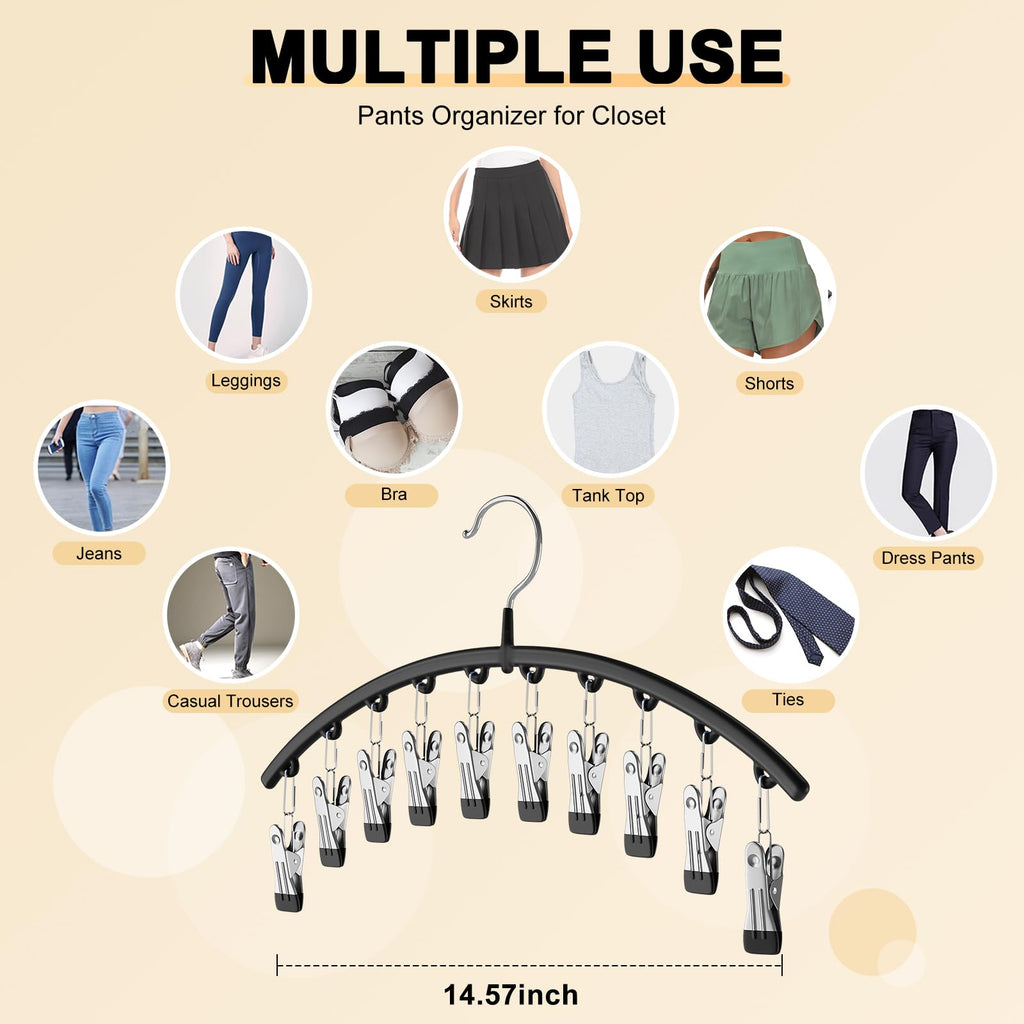 Space-Saving Legging Organizer for Closet & Wardrobe