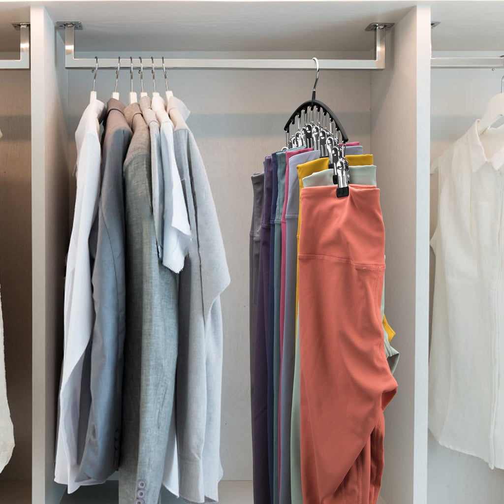 Space-Saving Legging Organizer for Closet & Wardrobe
