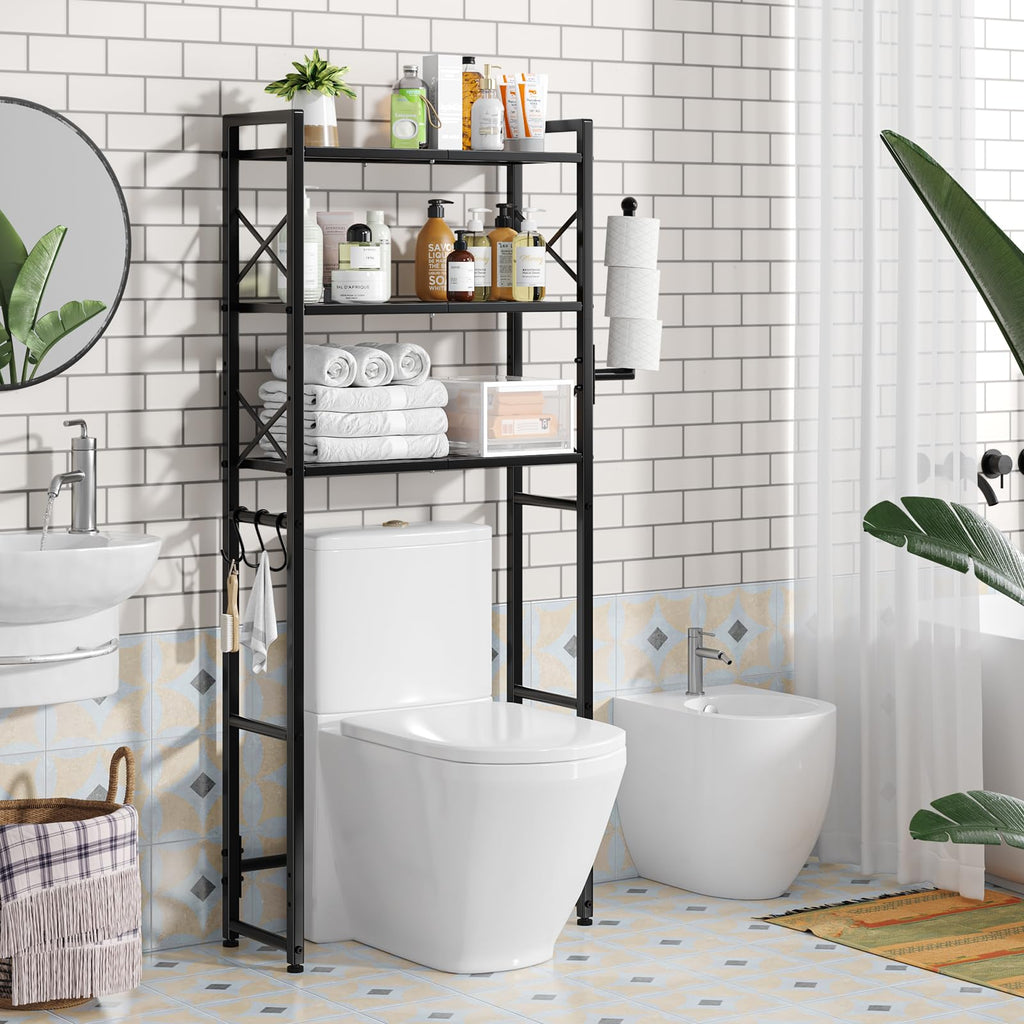 Simple Trending 3-Tier Over-Toilet Bathroom Storage Rack