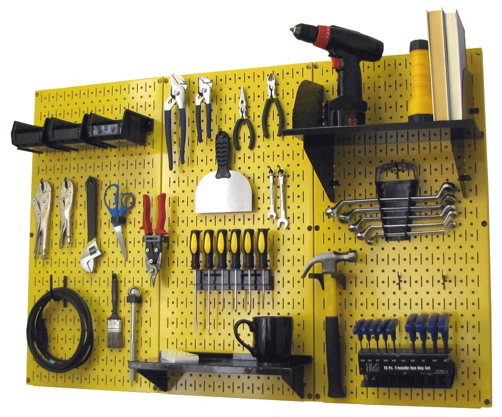 Wall Control Metal Workbench Tool Organizer System