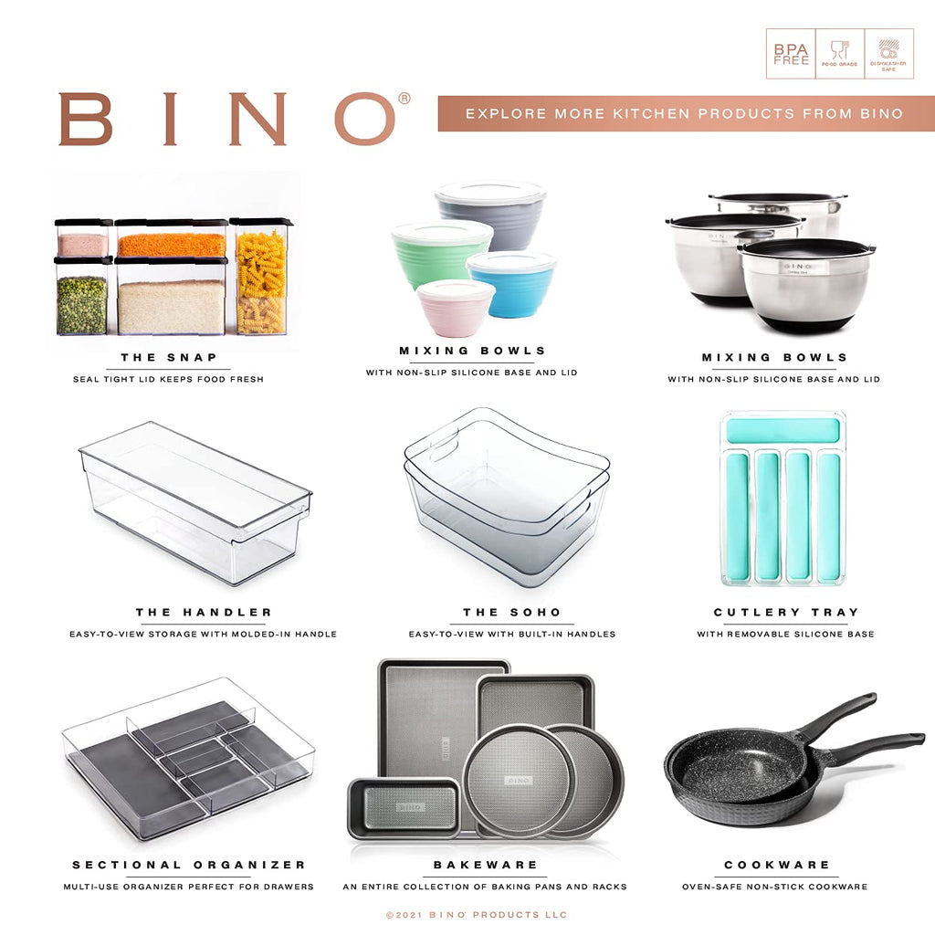 BINO Handler Multi-Use Storage Bins with Built-In Handles