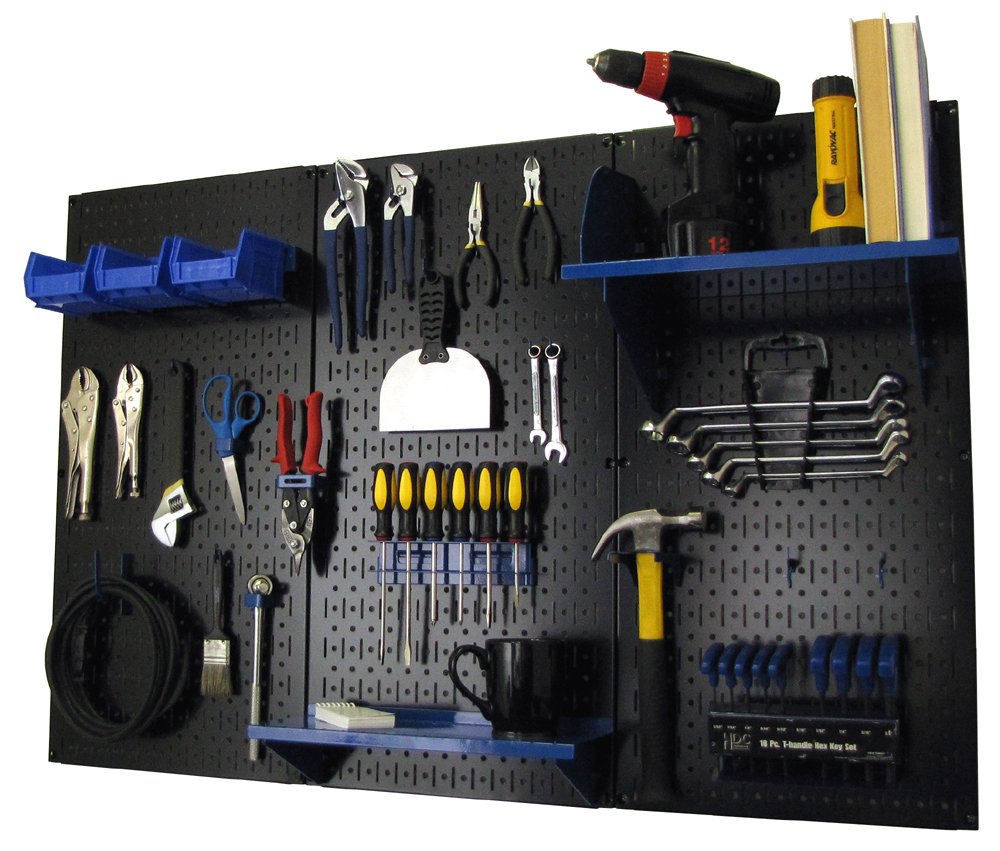 Wall Control Metal Workbench Tool Organizer System