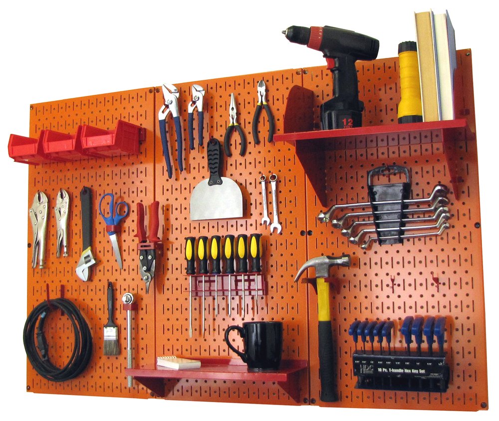 Wall Control Metal Workbench Tool Organizer System