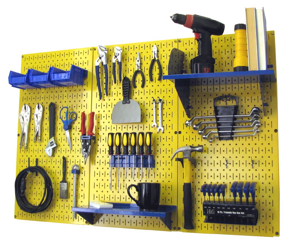 Wall Control Metal Workbench Tool Organizer System