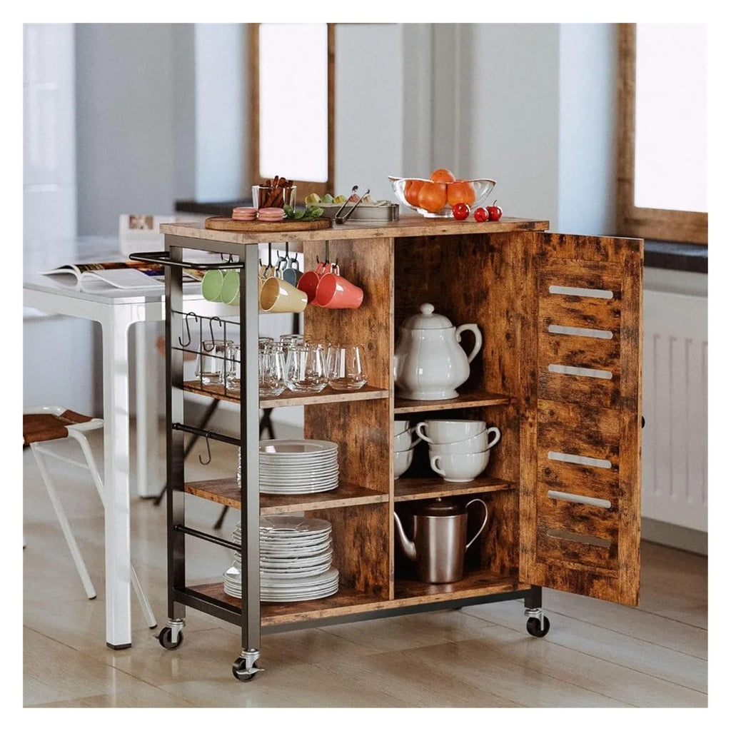 FURUIM2024M Rolling Utility Storage Cabinet with Wheels