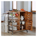 FURUIM2024M Rolling Utility Storage Cabinet with Wheels