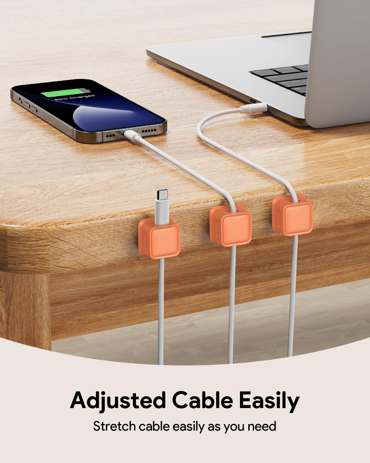 Magnetic Adhesive Cord Organizer for Home & Office