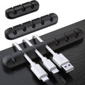 SOULWIT Self-Adhesive Cable Organizer Clips, 3-Pack