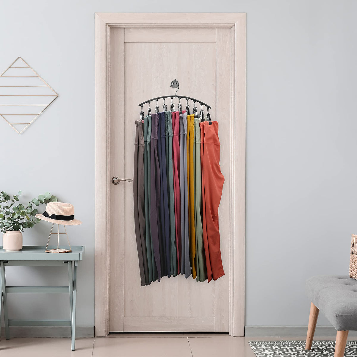 Space-Saving Legging Organizer for Closet & Wardrobe