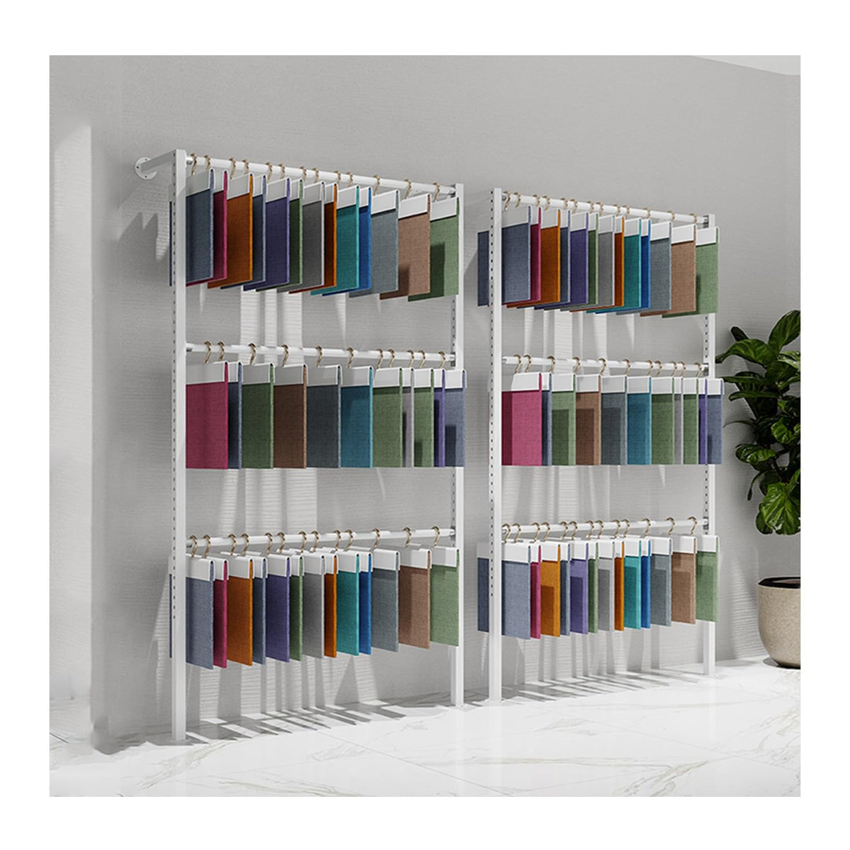Adjustable Multi-Layer Textile & Rug Storage Hanger