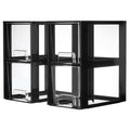 Vtopmart Large Clear Stackable Storage Drawers