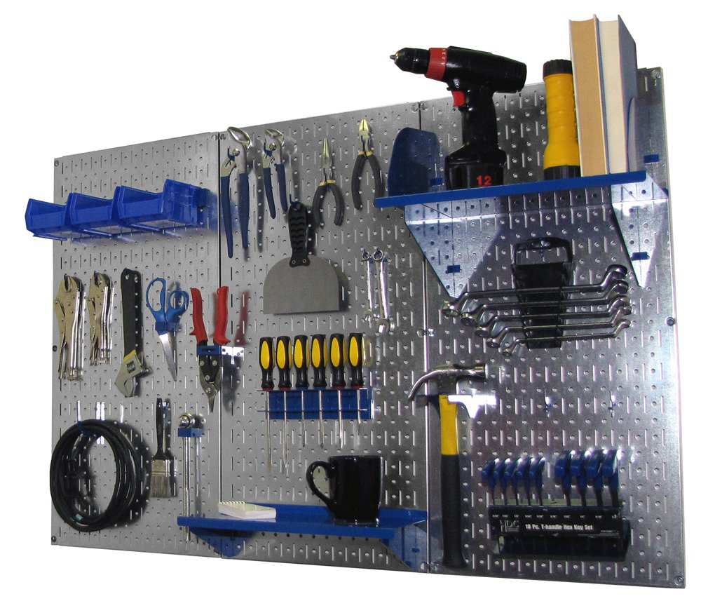 Wall Control Metal Workbench Tool Organizer System