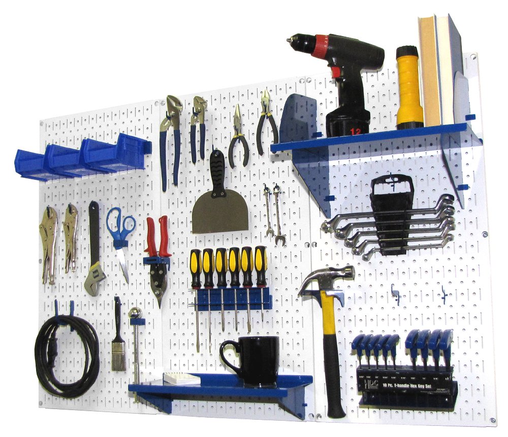Wall Control Metal Workbench Tool Organizer System