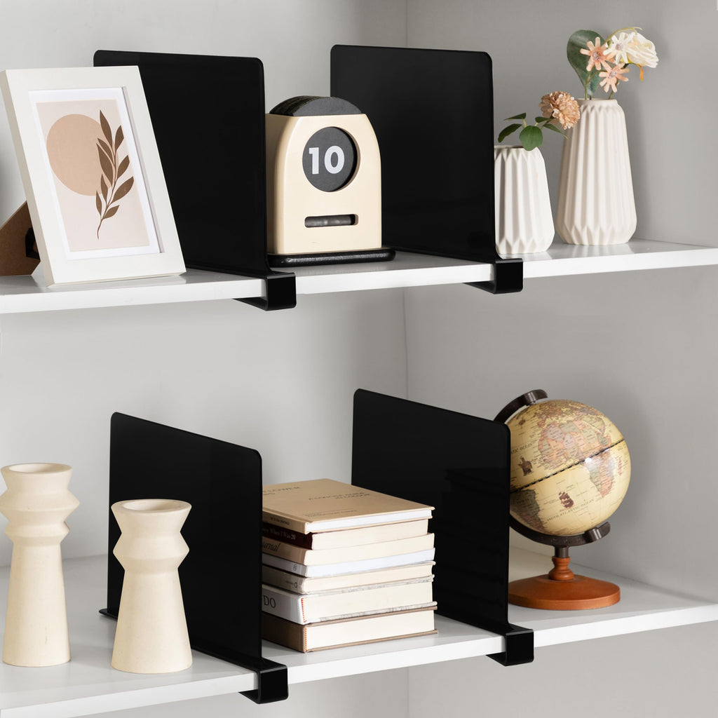 HBlife Shelf Dividers for Closet & Cabinet Organization