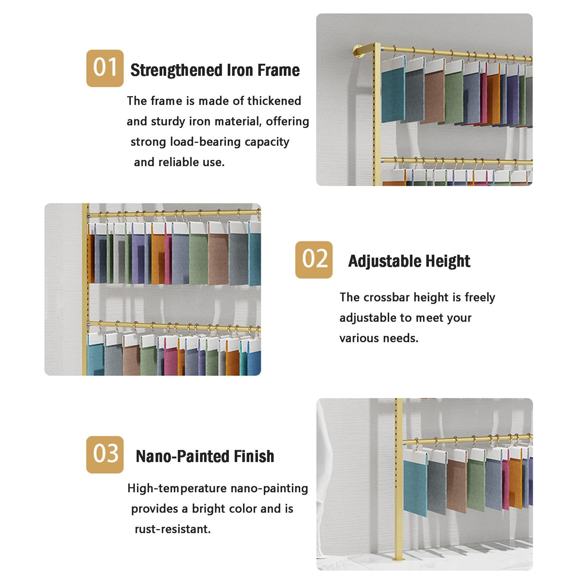 Adjustable Multi-Layer Textile & Rug Storage Hanger