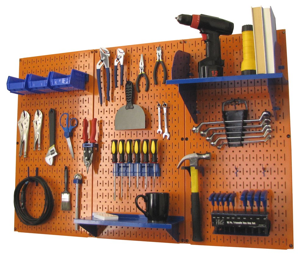 Wall Control Metal Workbench Tool Organizer System