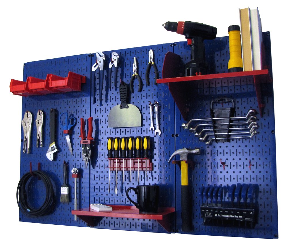 Wall Control Metal Workbench Tool Organizer System