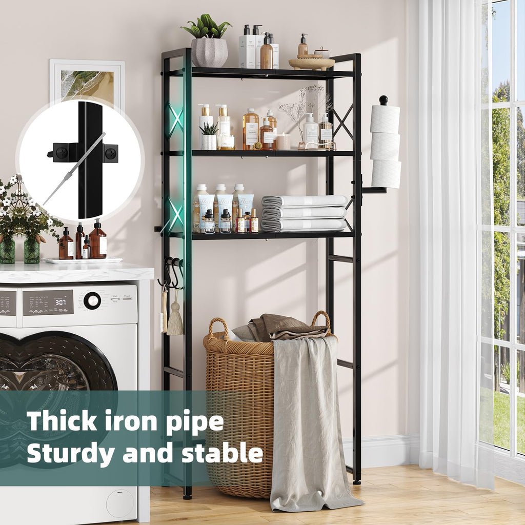 Simple Trending 3-Tier Over-Toilet Bathroom Storage Rack