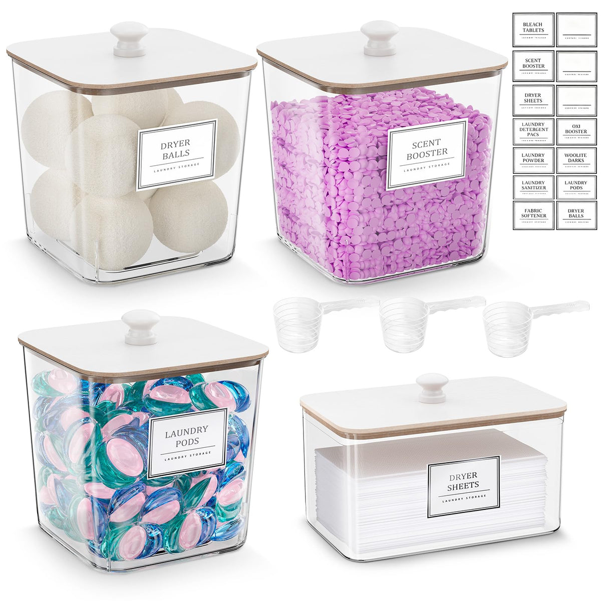 HomePekite Laundry Pod Storage Container & Organizer