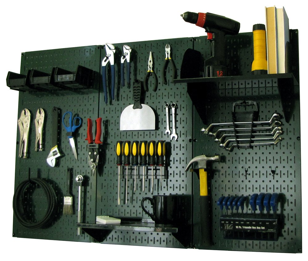 Wall Control Metal Workbench Tool Organizer System
