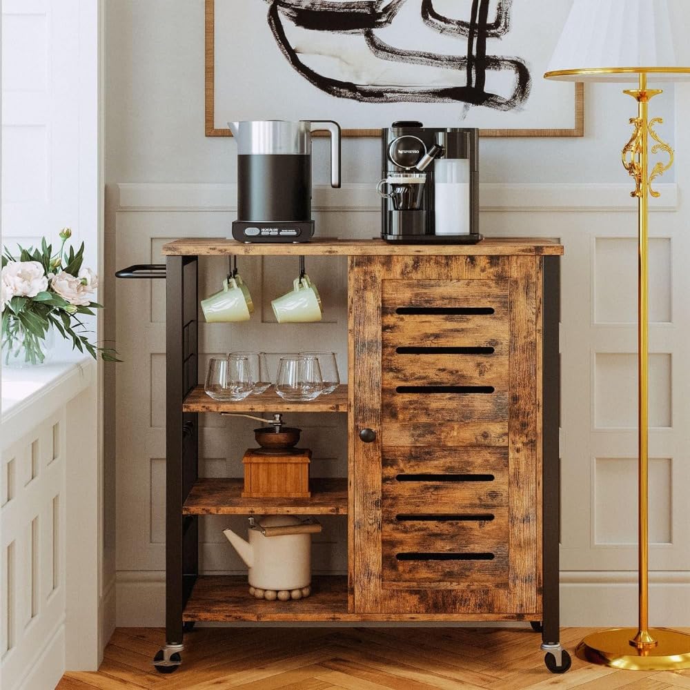 FURUIM2024M Rolling Utility Storage Cabinet with Wheels