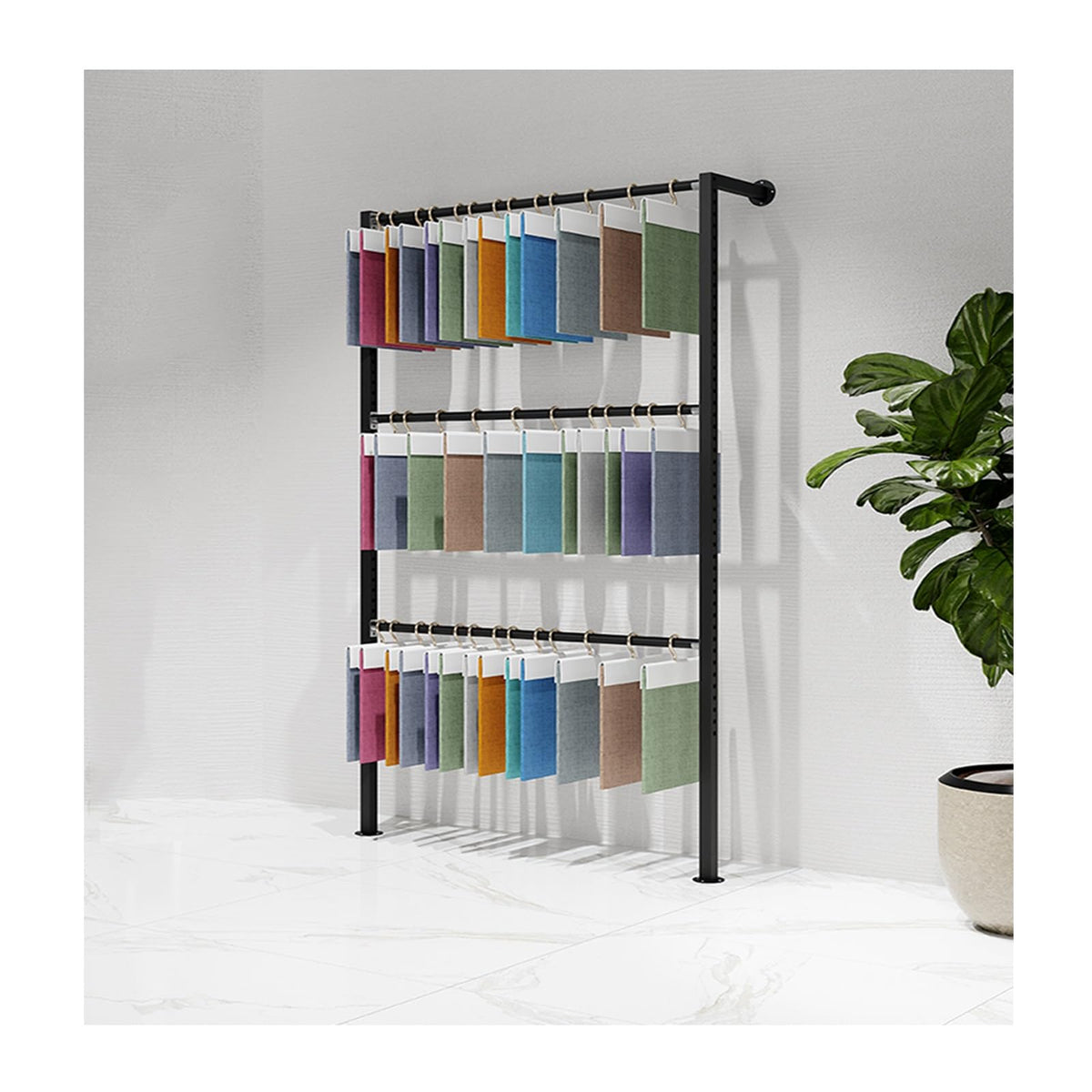 Adjustable Multi-Layer Textile & Rug Storage Hanger