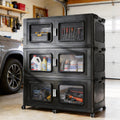 BROVIEW Extra Large Stackable Storage Bins with Lids